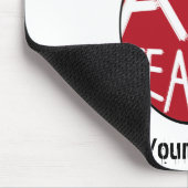 Kunst Leraar de Geschilderde Apple & Borstels van Muismat (Hoek)