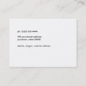 Kunst Leraar, Fine Art Zonsondergang Zeilschepen Visitekaartje (Achterkant)