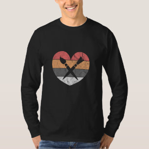 Kunst Leraar Hart Verf Borstel Kunstenaar Schilder T-shirt