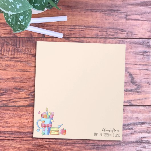 Kunst levert boeken en harten Leraar Notitieblok