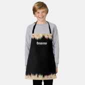 Kunst levert gekleurde encils Aangepaste Kinderen Schort (Gedragen)