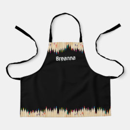 Kunst levert gekleurde encils Aangepaste Kinderen Schort