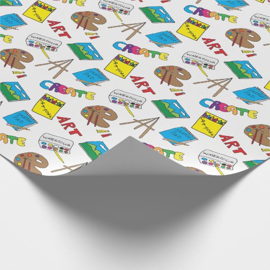 Kunst Levert handgetekend ontwerp Cadeaupapier (Hoek)