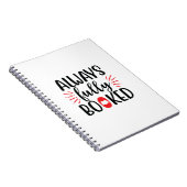 Kunst lezen Altijd volledig geboekt Notitieboek (Rechterzijde)