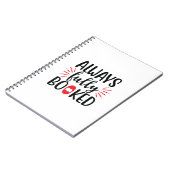 Kunst lezen Altijd volledig geboekt Notitieboek (Linkerzijde)