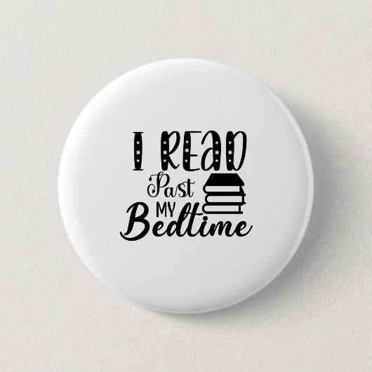 Kunst lezen die ik heb gelezen uit mijn slaaptijd ronde button 5,7 cm (Voorkant)