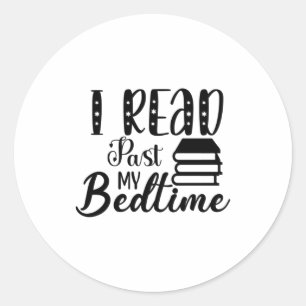 Kunst lezen die ik heb gelezen uit mijn slaaptijd ronde sticker