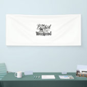Kunst lezen dit weekend heb ik geen tijd spandoek (Beurs)