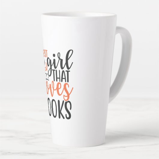 Kunst lezen is gewoon een meisje dat van boeken ho latte mok (Rechterhoek)