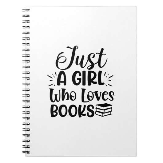 Kunst lezen is gewoon een meisje dat van boeken ho notitieboek (Voorkant)