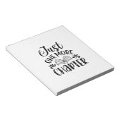 Kunst lezen is nog maar één hoofdstuk notitieblok (Schuin)