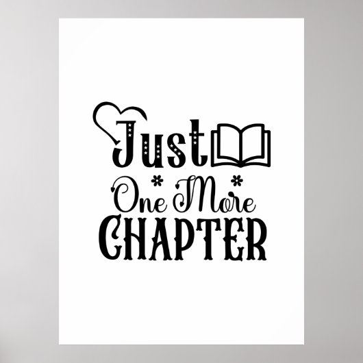 Kunst lezen is nog maar één hoofdstuk poster (Voorkant)