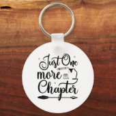 Kunst lezen is nog maar één hoofdstuk sleutelhanger (Voorkant)