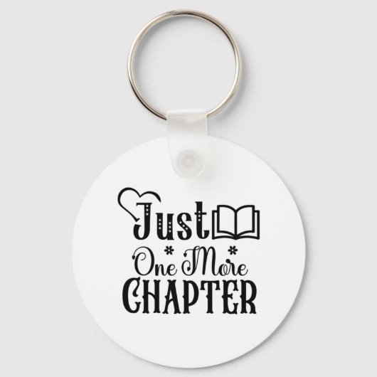 Kunst lezen is nog maar één hoofdstuk sleutelhanger (Voorkant)