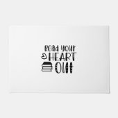 Kunst lezen Lees je hart uit Deurmat (Voorkant)