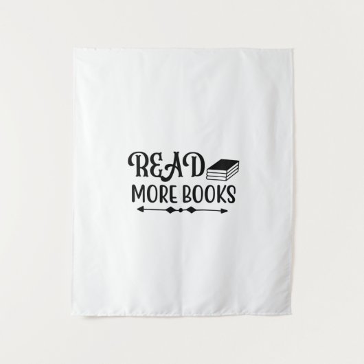 Kunst lezen Meer boeken lezen Wandkleed (Voorkant)