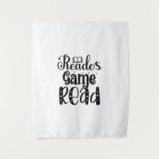 Kunst lezen Reades spel lezen Wandkleed (Voorkant)