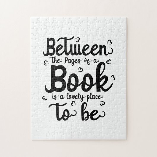 Kunst lezen tussen het boek legpuzzel (Verticaal)