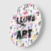 Kunst Liefhebben Spatpaintuur Klok (Hoek)