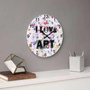 Kunst Liefhebben Spatpaintuur Klok