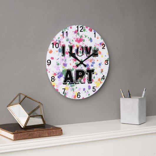 Kunst Liefhebben Spatpaintuur Klok (Kantoor)