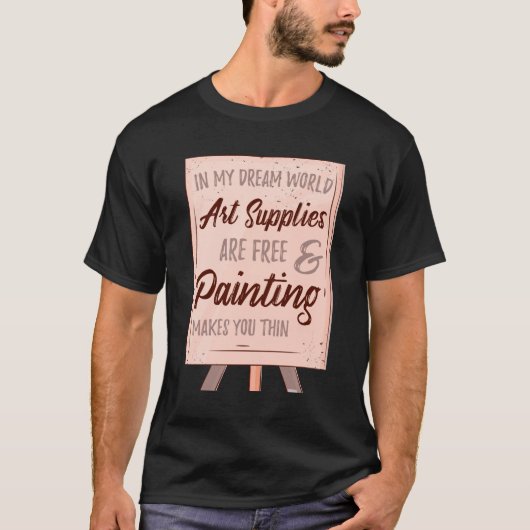 Kunst Lover Leerleraar Schilder Kunst Studenten Gi T-shirt (Voorkant)