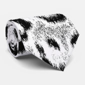 Kunst luipaard bont 3 stropdas (Opgerold)