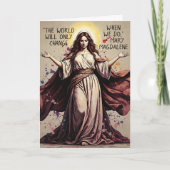 kunst Mary Magdalene Quote Kaart (Voorkant)