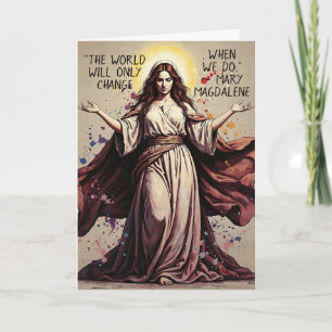  kunst Mary Magdalene Quote Kaart