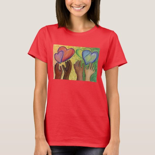 Kunst met aangepaste T-Shirt (Voorkant)