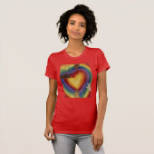 Kunst met aangepaste T-shirts en liefdesdiversitei (Voorkant volledig)