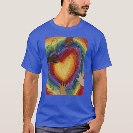 Kunst met aangepaste T-shirts en liefdesdiversitei (Voorkant)