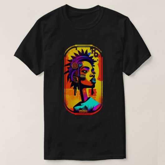 Kunst met basquiat-geïnspireerde Rock-muziek T-shirt (Design voorkant)