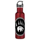 Kunst met Beer op stam Kunst met eigen Beer Waterfles (Voorkant)