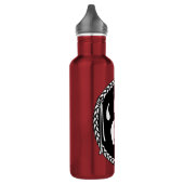 Kunst met Beer op stam Kunst met eigen Beer Waterfles (Links)