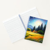 Kunst met berghut in bos notitieboek (Binnen)