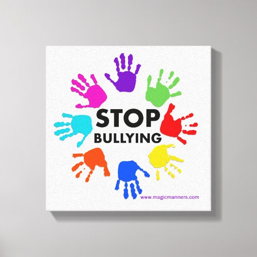 Kunst met Bullying Canvas stoppen (Voorkant)
