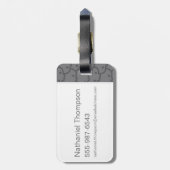 Kunst met cartoon Thestral en Luna Character Bagagelabel (Achterkant verticaal)