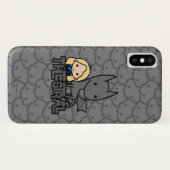 Kunst met cartoon Thestral en Luna Character Case-Mate iPhone Case (Achterkant (horizontaal))