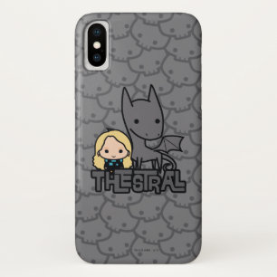 Kunst met cartoon Thestral en Luna Character Case-Mate iPhone Case