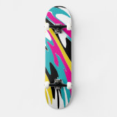 Kunst met dik schilderwerk persoonlijk skateboard (Voorkant)