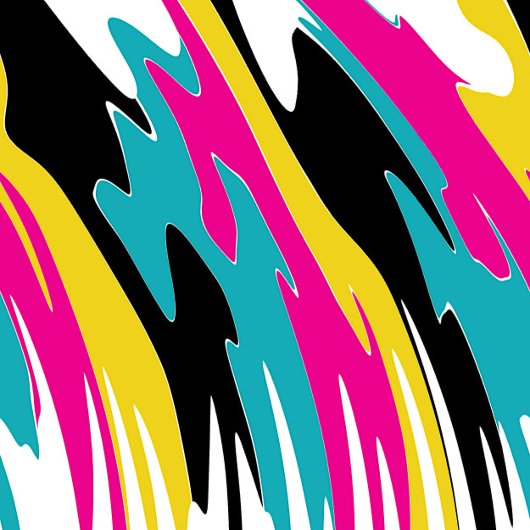 Kunst met dik schilderwerk persoonlijk skateboard