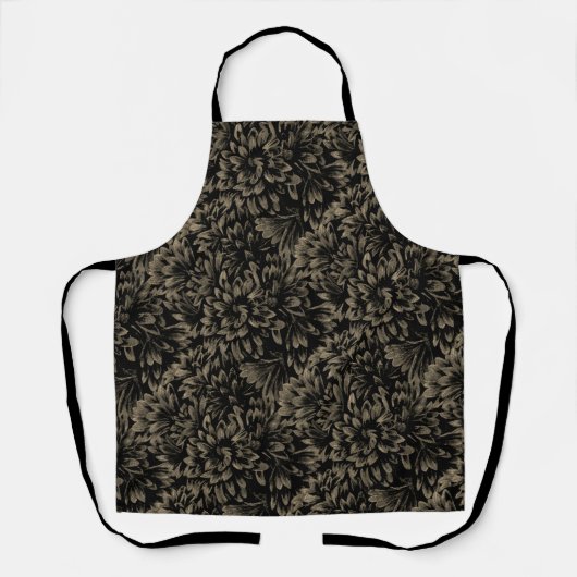 Kunst met een bloeiend kunstartikel van Cook's pro Schort (Voorkant)