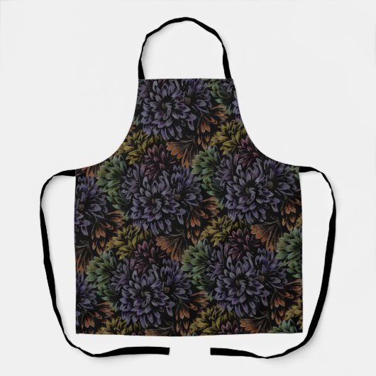 Kunst met een bloeiend kunstartikel van Cook's pro Schort (Voorkant)