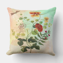 Kunst met flora-flessenillustraties