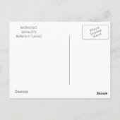 Kunst met gemengde mediagelvezel briefkaart (Achterkant)