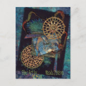 Kunst met gemengde mediagelvezel briefkaart (Voorkant)