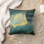 Kunst met geschilderde planetaire hemel van Heva W Kussen (Deken)