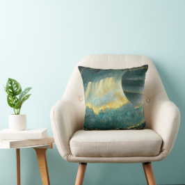 Kunst met geschilderde planetaire hemel van Heva W Kussen