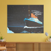 Kunst met handbeschilderd Titanic Voyage Canvas (Insitu (Woonkamer))